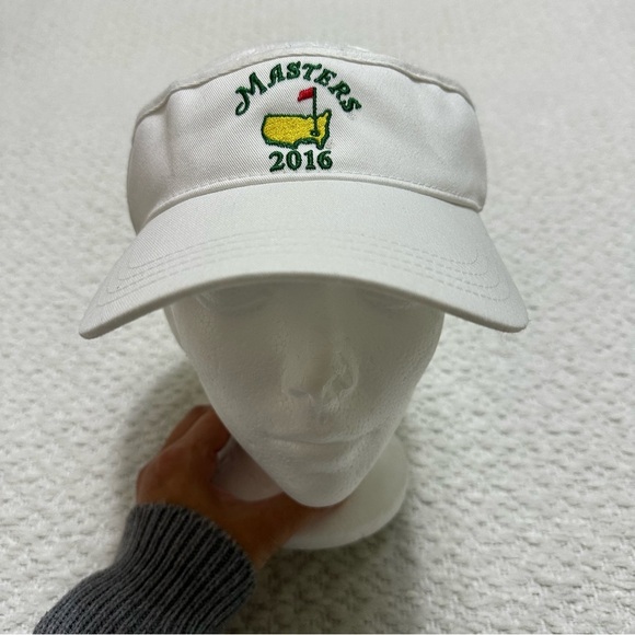 American Needle Augusta National Masters 2016 Golf Visor Hat White - Picture 2 of 11